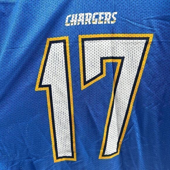 San Diego Chargers Phillip Rivers Reebok NFL Football Jersey XL Team Vintage - Picture 2 of 5